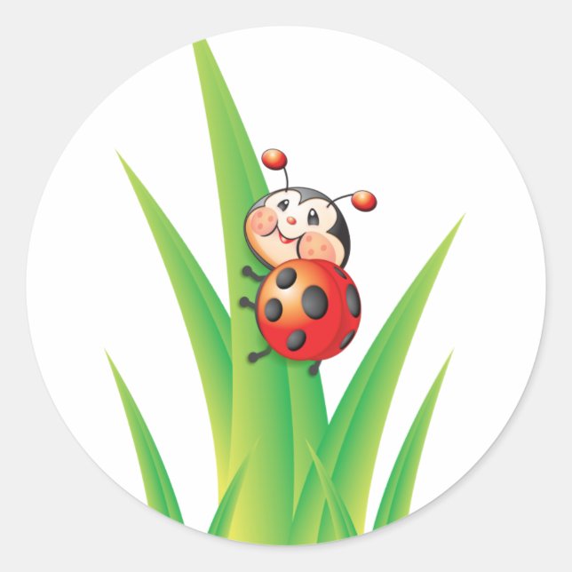Rond Sticker Ladybug (Devant)
