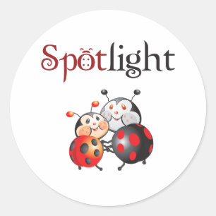 Rond Sticker Ladybug