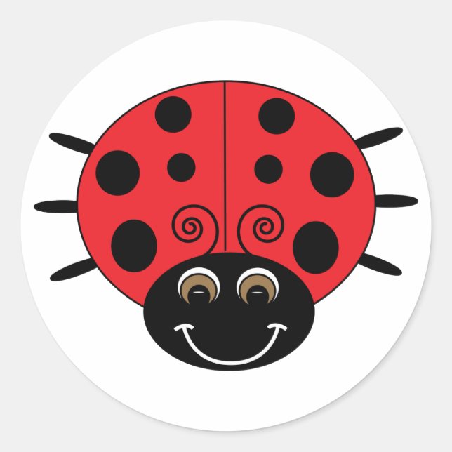 Rond Sticker Ladybug (Devant)