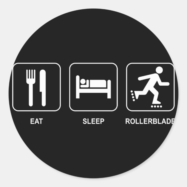 Rond Sticker Lame-Lame De Sommeil (Devant)