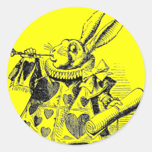 Rond Sticker lapin