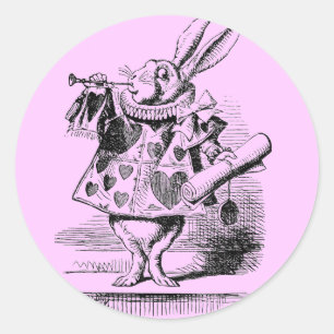 Rond Sticker lapin