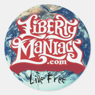 Rond Sticker LibertyManiacs.com