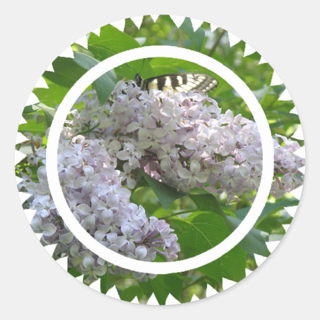 Rond Sticker Lilac (Devant)