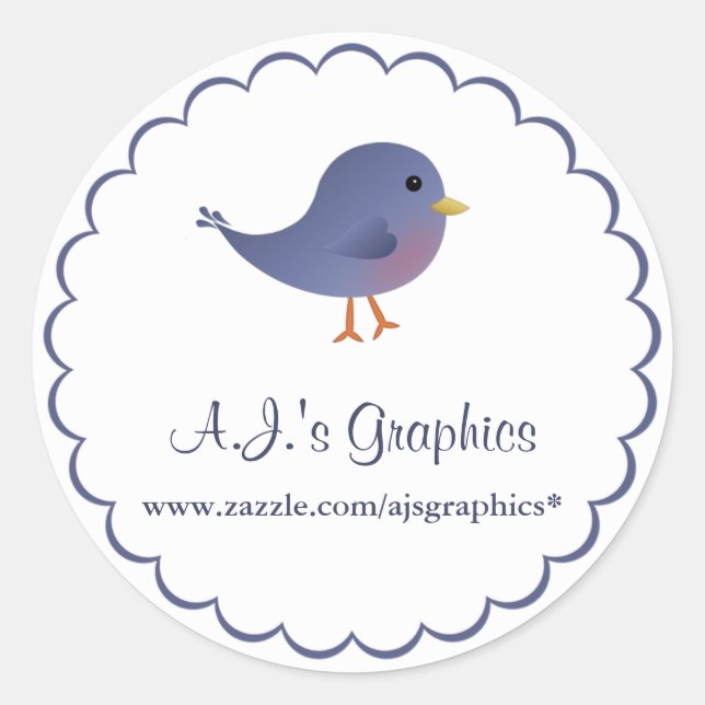 Rond Sticker Little Birdie (Devant)
