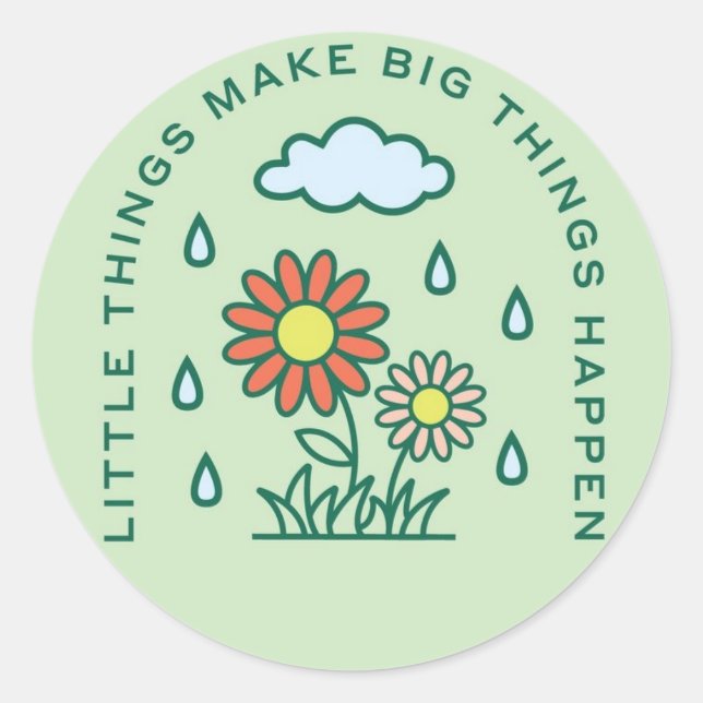 Rond Sticker Little Things (Devant)