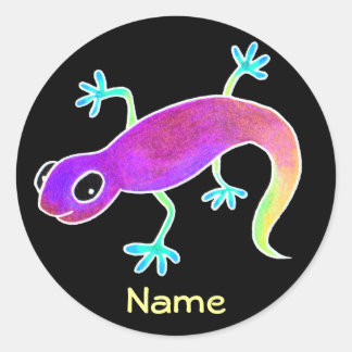 Rond Sticker Lizard électrique