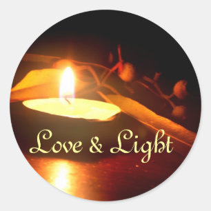 Rond Sticker Love & Light