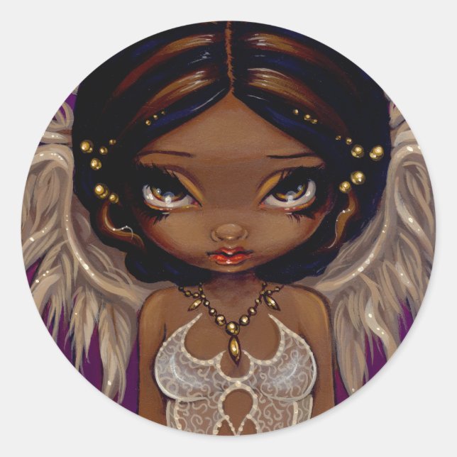 Rond Sticker "Lovely Eyes" (Devant)