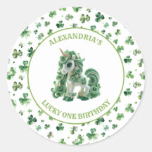 Sticker Lucky One Unicorn