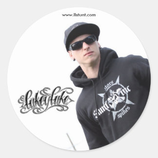 Rond Sticker Lukey Luke [1]