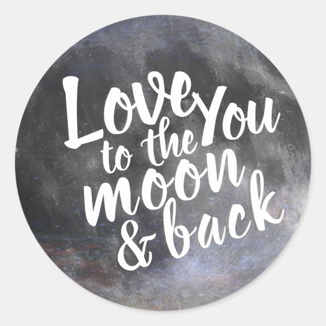 Rond Sticker Lune (Devant)