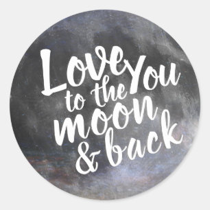 Rond Sticker Lune