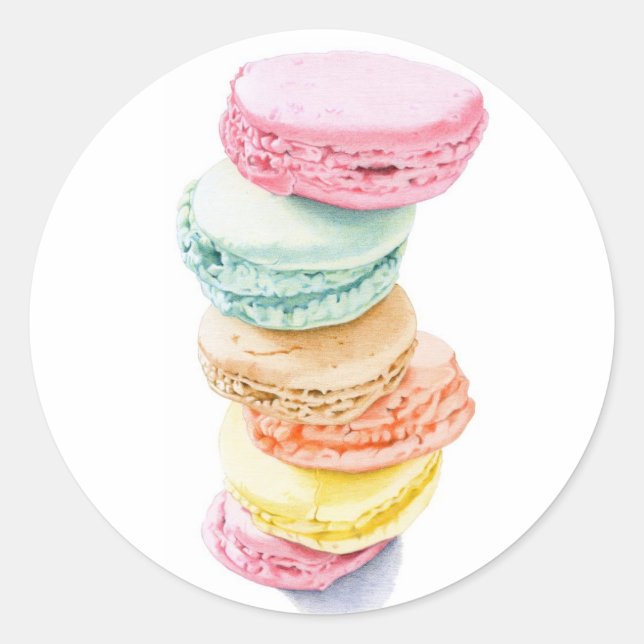 Rond Sticker Macarons (Devant)