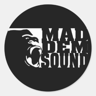 Rond Sticker Mad Dem Sound #2