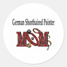 Rond Sticker maman pointeur germanique
