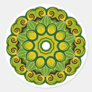 Rond Sticker Mandala