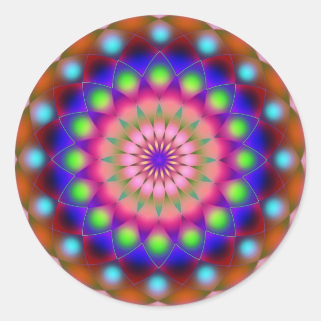 Rond Sticker Mandala (Devant)