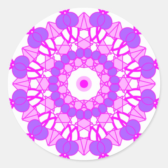 Rond Sticker Mandala (Devant)