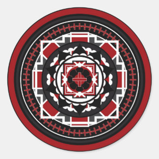 Rond Sticker Mandala Division