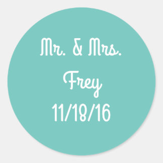 Rond Sticker mariage