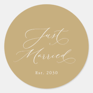Rond Sticker Mariage marié
