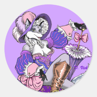 Rond Sticker Marie Antoinette