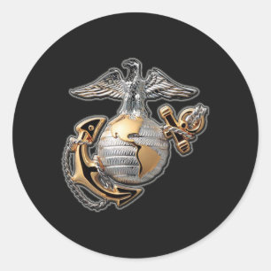 Rond Sticker Marine EGA