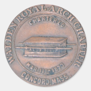 Rond Sticker Masonic Royal Arc