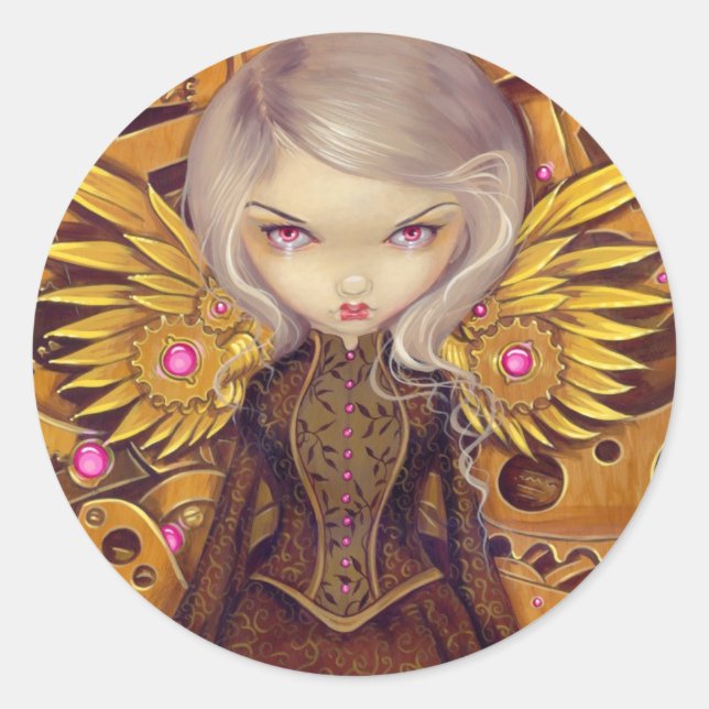 Rond Sticker "Mechanical Angel II" (Devant)
