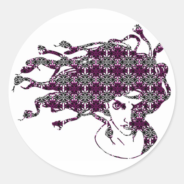 Rond Sticker MEDUSA (Devant)