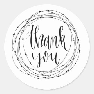 Rond Sticker Merci