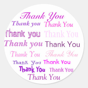 Rond Sticker Merci