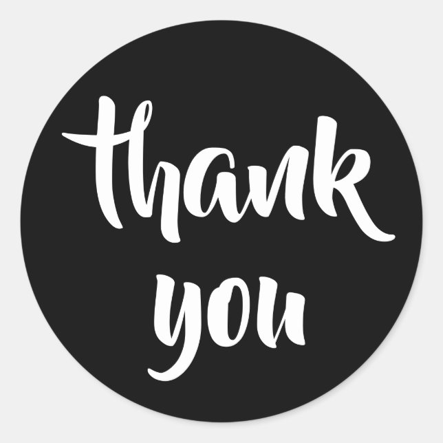 Rond Sticker Merci (Devant)