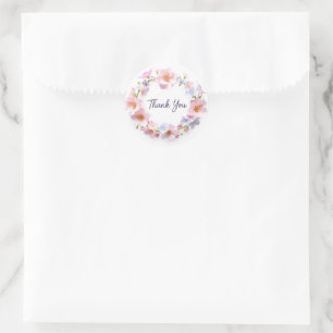 Rond Sticker "Merci"