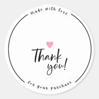 Rond Sticker Merci