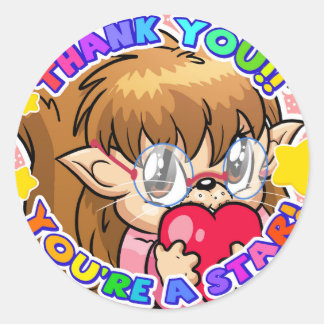 Rond Sticker Merci