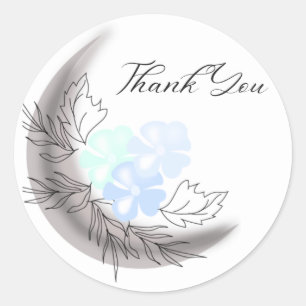 Rond Sticker Merci Lune