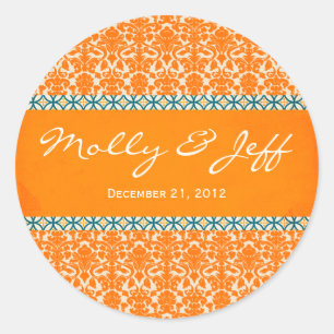 Rond Sticker Merci mariage