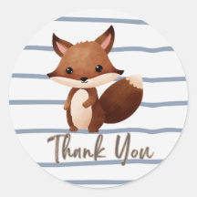 Sticker Merci Woodland