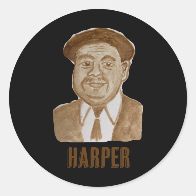 Rond Sticker Michael S. Harper (Devant)