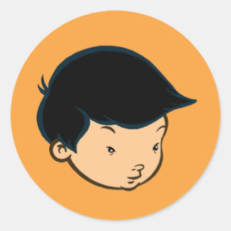 Rond Sticker Mike Park (Orange)
