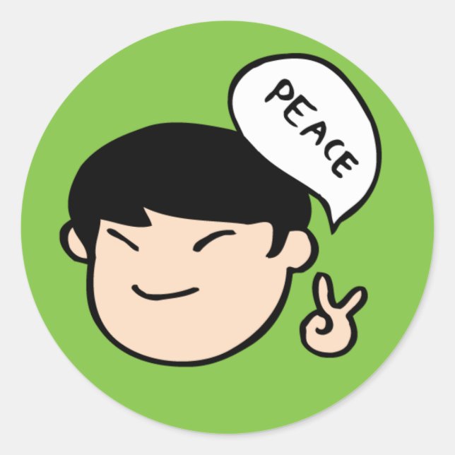 Rond Sticker Mike Park (Vert) (Devant)