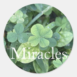 Rond Sticker 'Miracles'