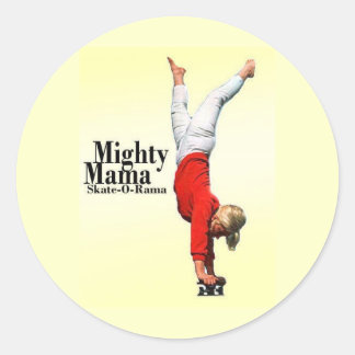 Rond Sticker Moms Skateboard