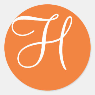 Rond Sticker Monogram Mariage Monogram