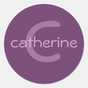 Rond Sticker Monogram & Name