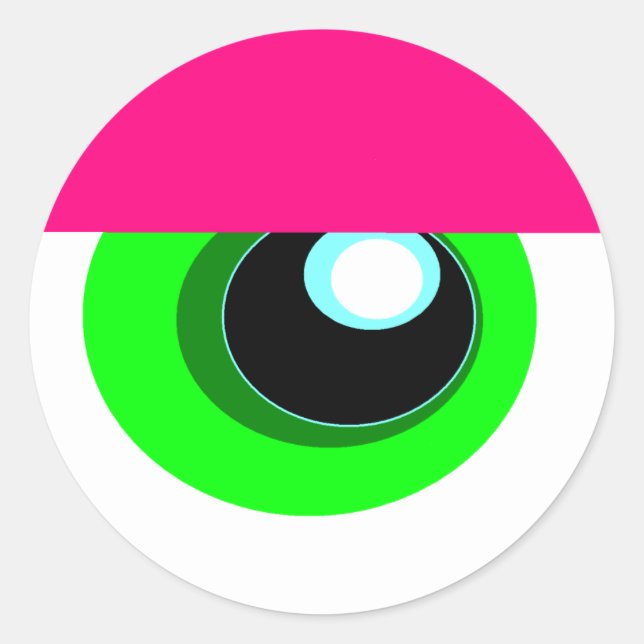 Rond Sticker MONSTER EYEBALL SLEEPER (Devant)