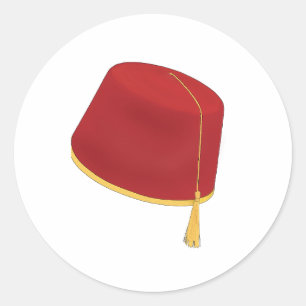 Rond Sticker Moroccan Hat