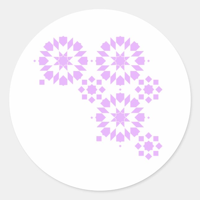 Rond Sticker Moroccan Zelij* Ceramic (Devant)